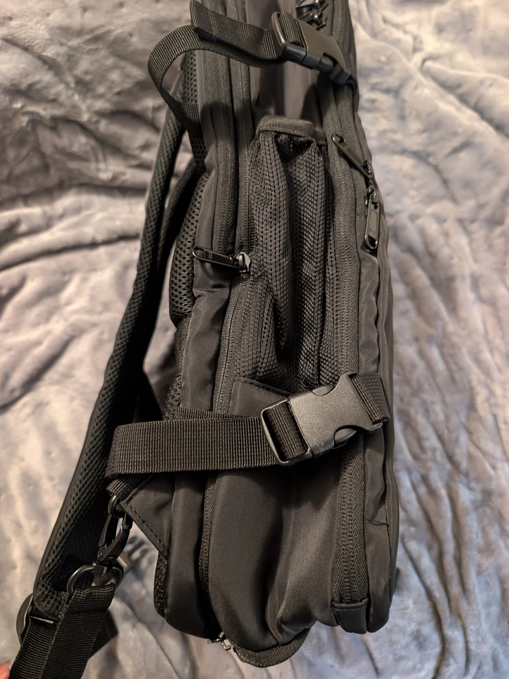Black Men's Travel Backpack